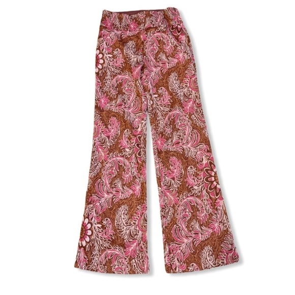 Anthropologie Maeve Maria Jacquard Flare Trousers - Picture 9 of 10
